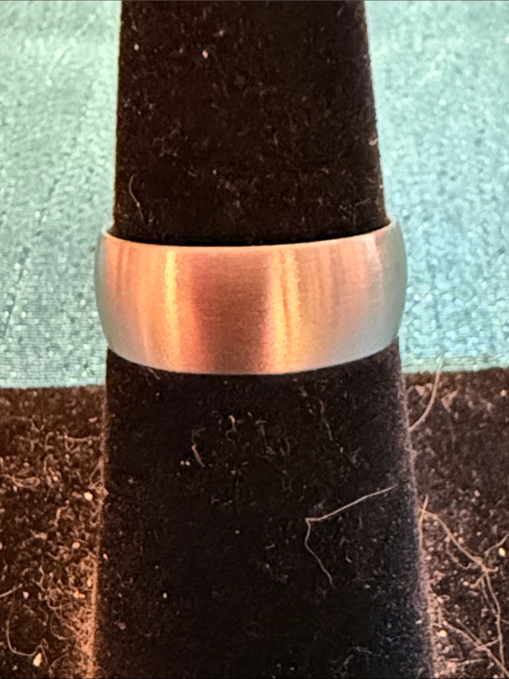 Brushed Silver Band Ring - Classic Women's Jewelry